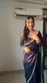 Pleasant 1-Minute Ready To Wear Purple Georgette Saree